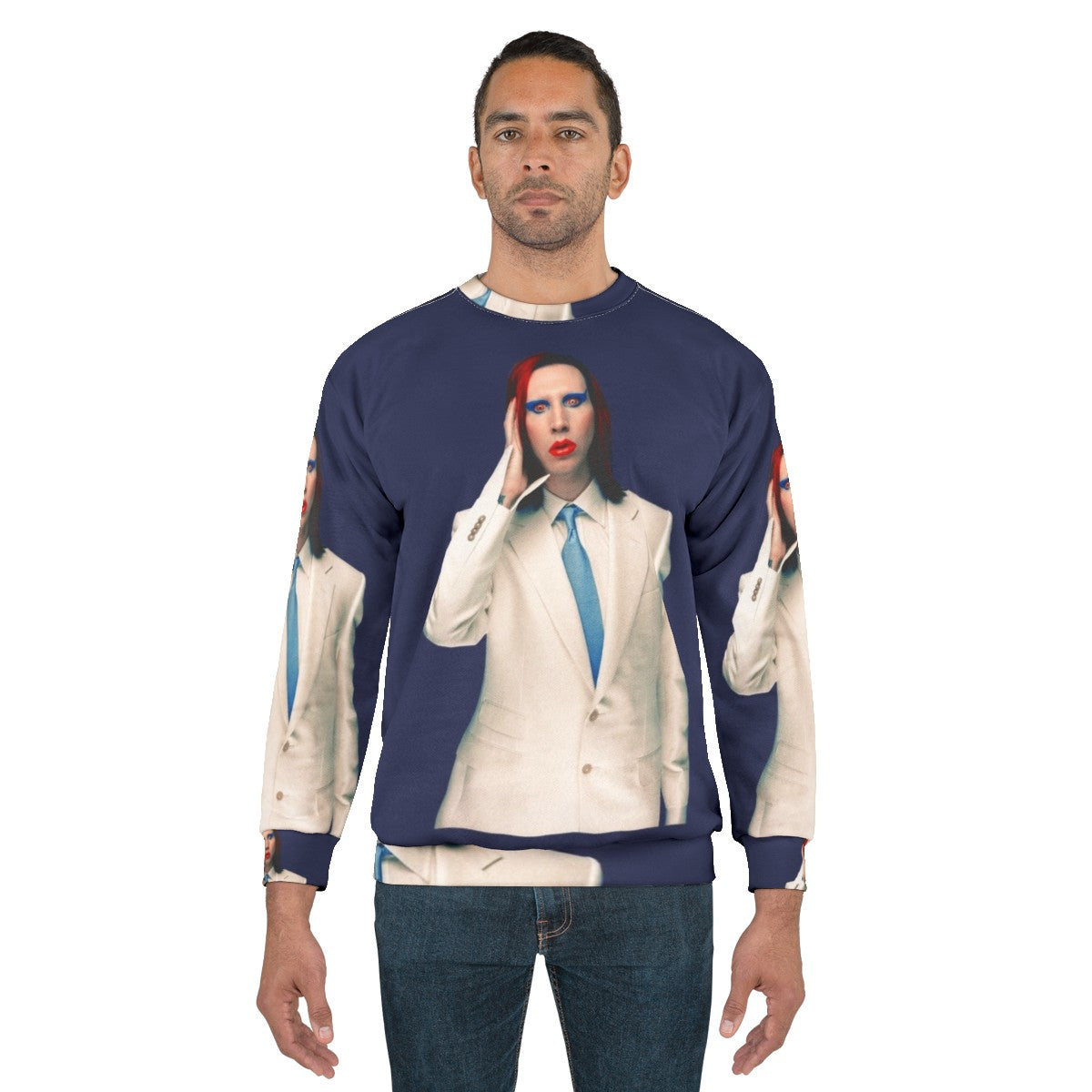 Brian Warner Mechanical Animals Marilyn Manson Sweatshirt - men