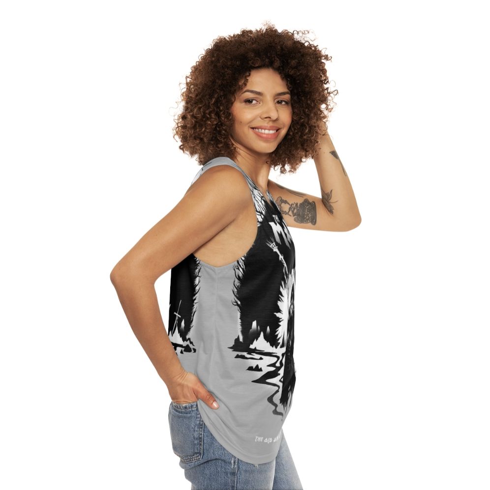 Dark Souls, Demons Souls, Bloodborne Unisex Tank Top - women side