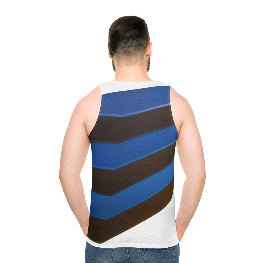 Thomas Downing Abstract Plank Art Tank Top - men back