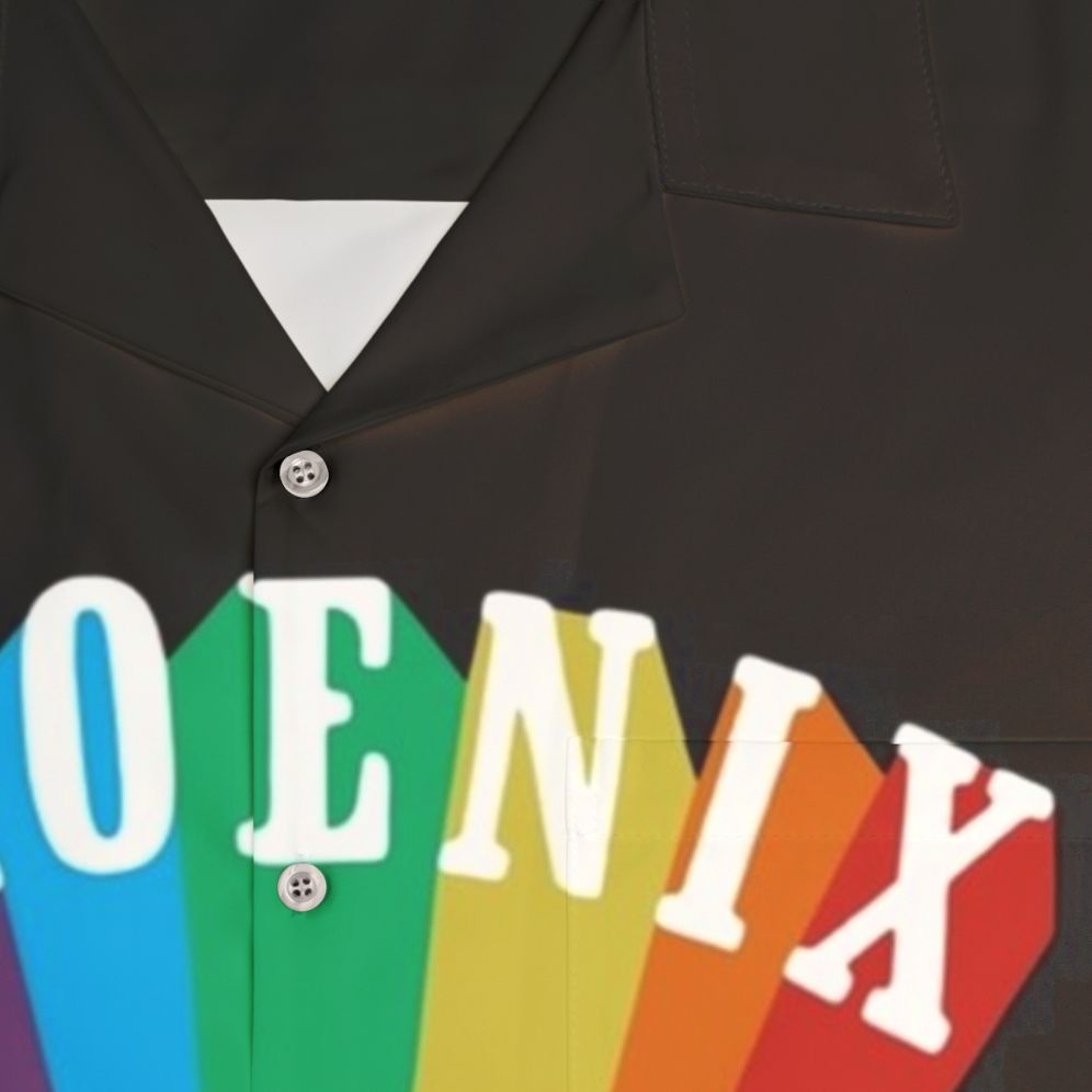 Phoenix Rainbow 2.0 Hawaiian Shirt - Detail