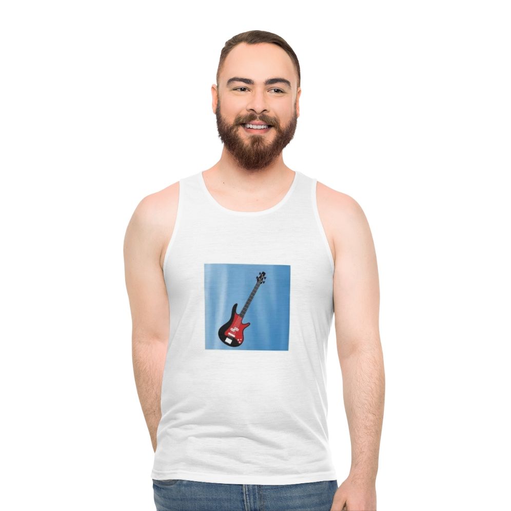 Music Unisex Tank Top with Guitar Graphic - men