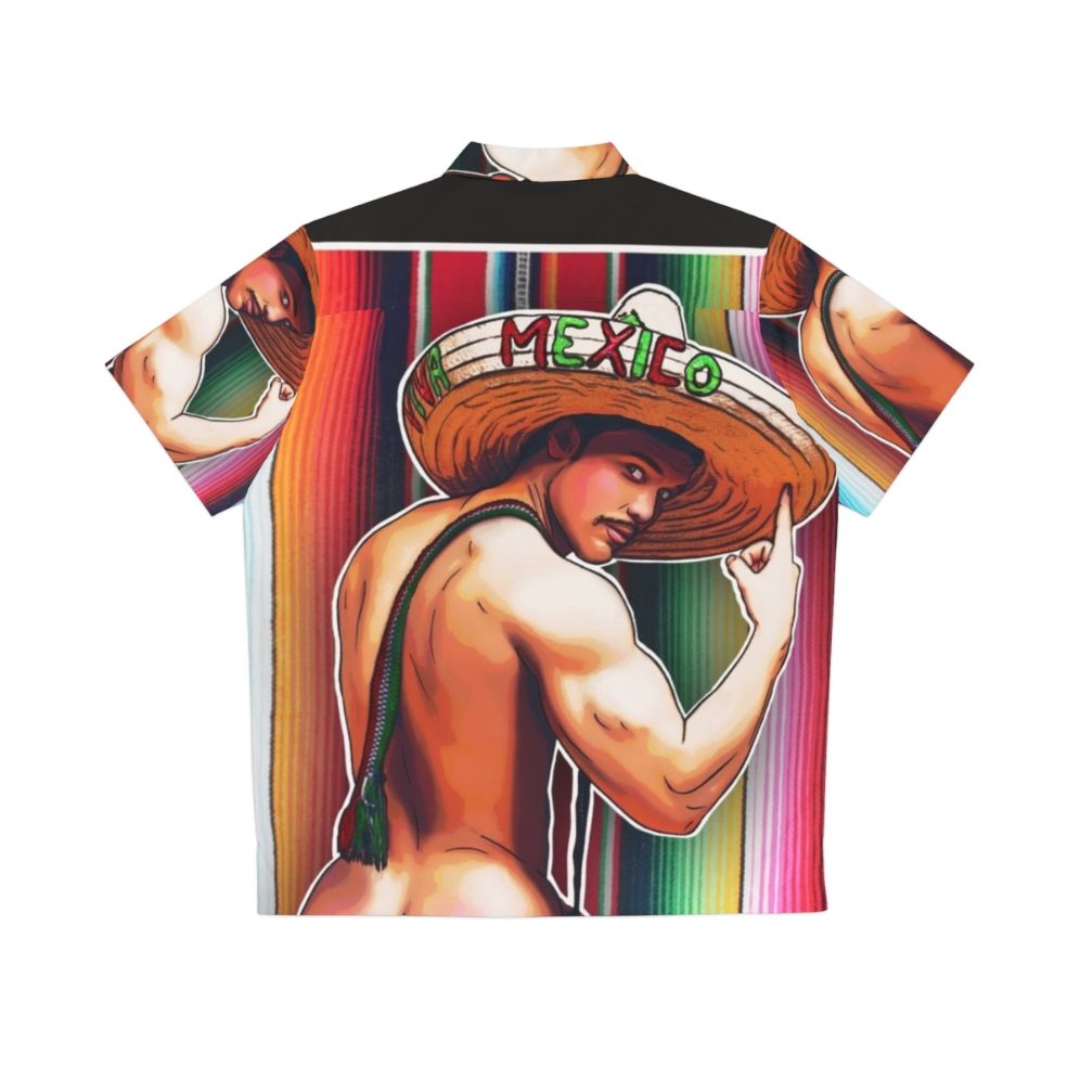 Mexican-Inspired Hawaiian Shirt for Tropical Vacations - Back