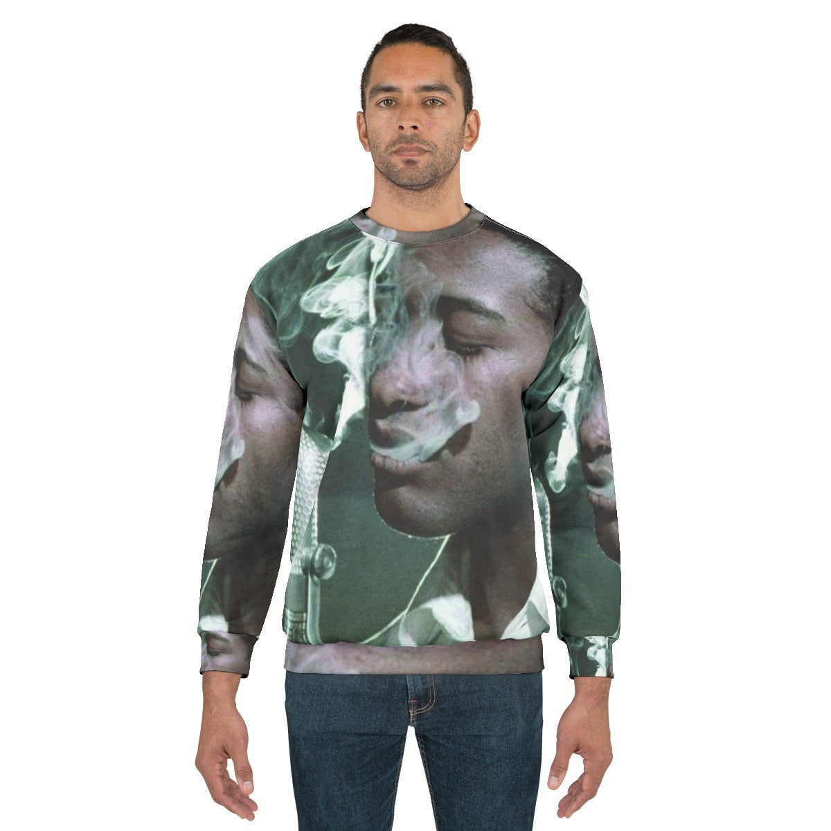 Sam Cooke classic album sweatshirt featuring soul music artwork - men