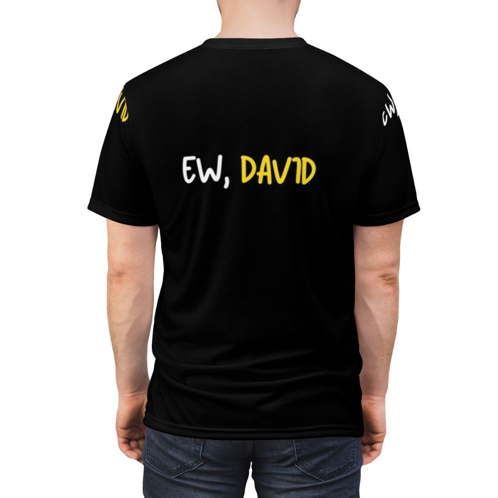 Schitt's Creek inspired "Ew David" all-over-print t-shirt - men back