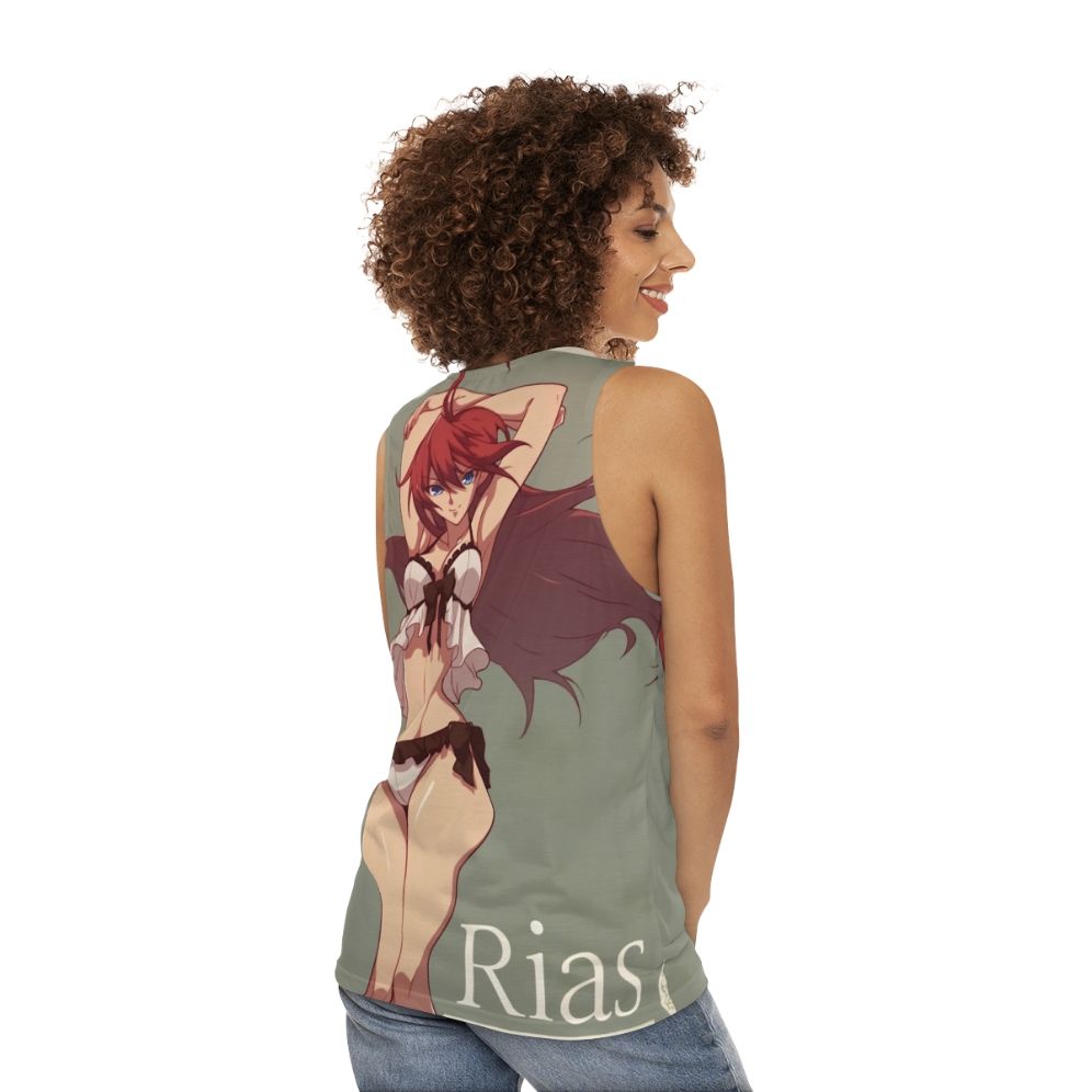 Rias Gremory Pinup Anime Tank Top - women back