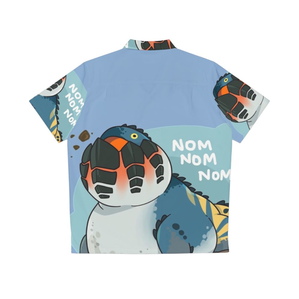 Dodogama Monster Hunter World Inspired Hawaiian Shirt - Back