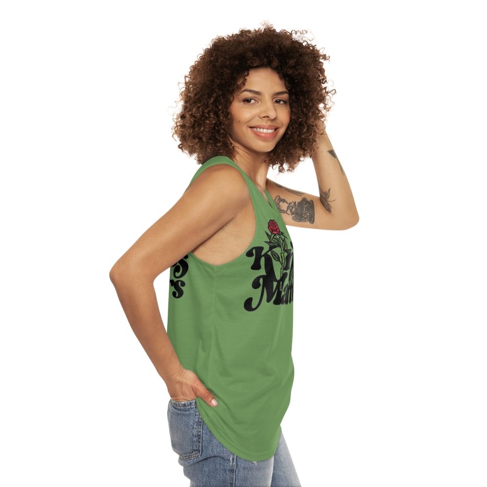 Inspiring Kindness Matters Unisex Tank Top - women side