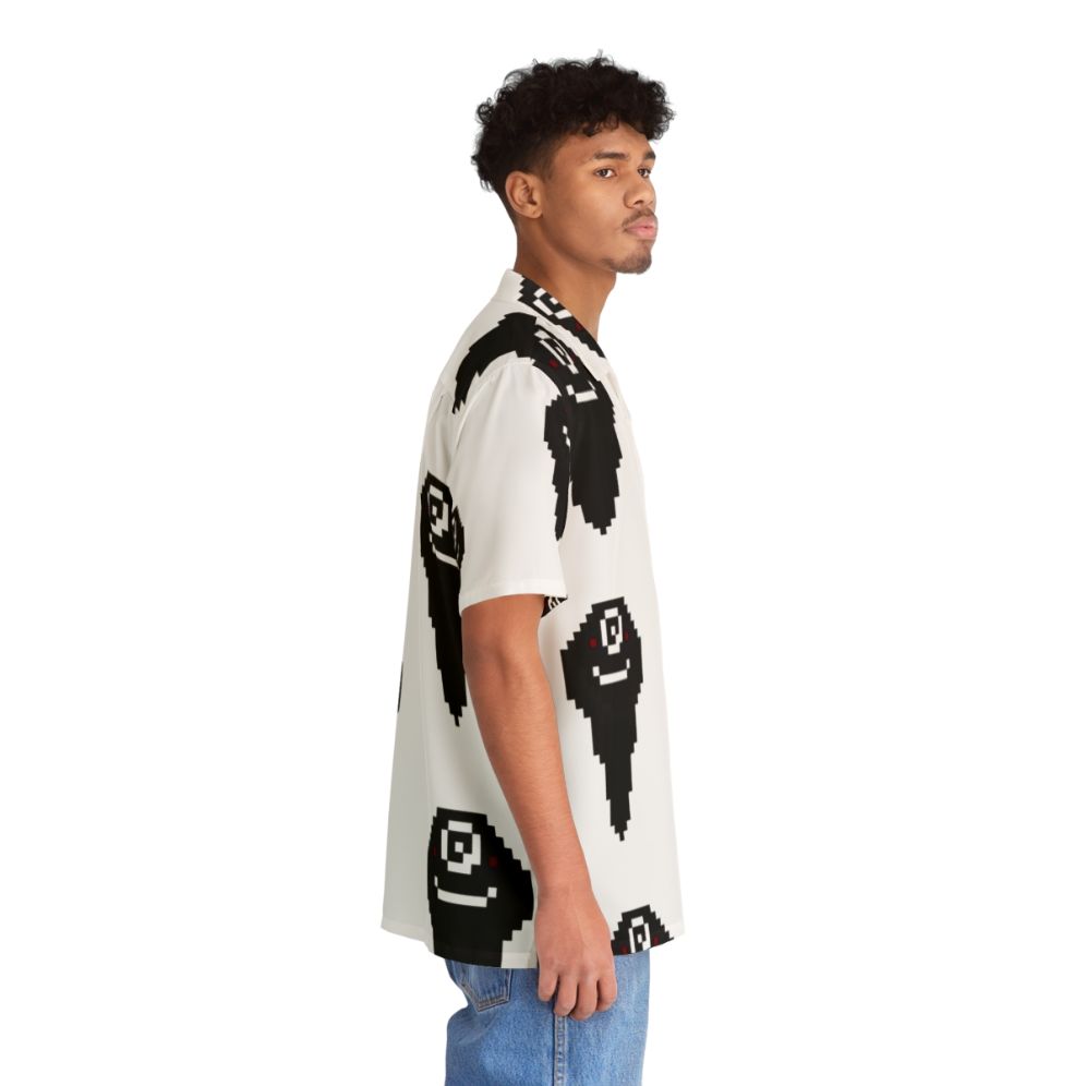 Black Desert Online Black Spirit Pixel Hawaiian Shirt - People Pight