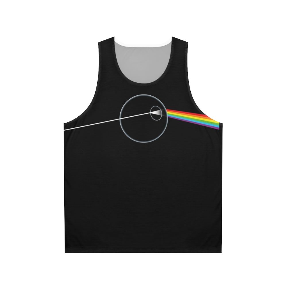 Unisex "Dark Side of That's No Moon" pop art inspired tank top