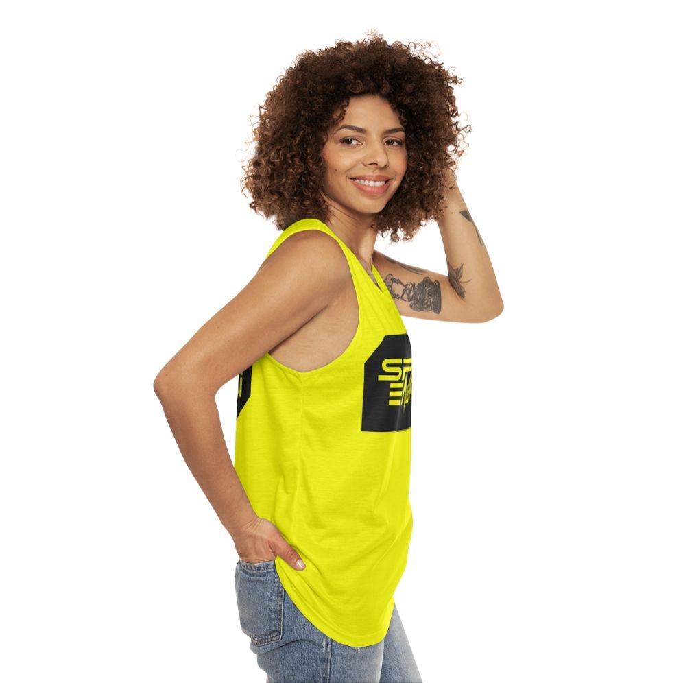 Spizzenergi Unisex Tank Top - women side