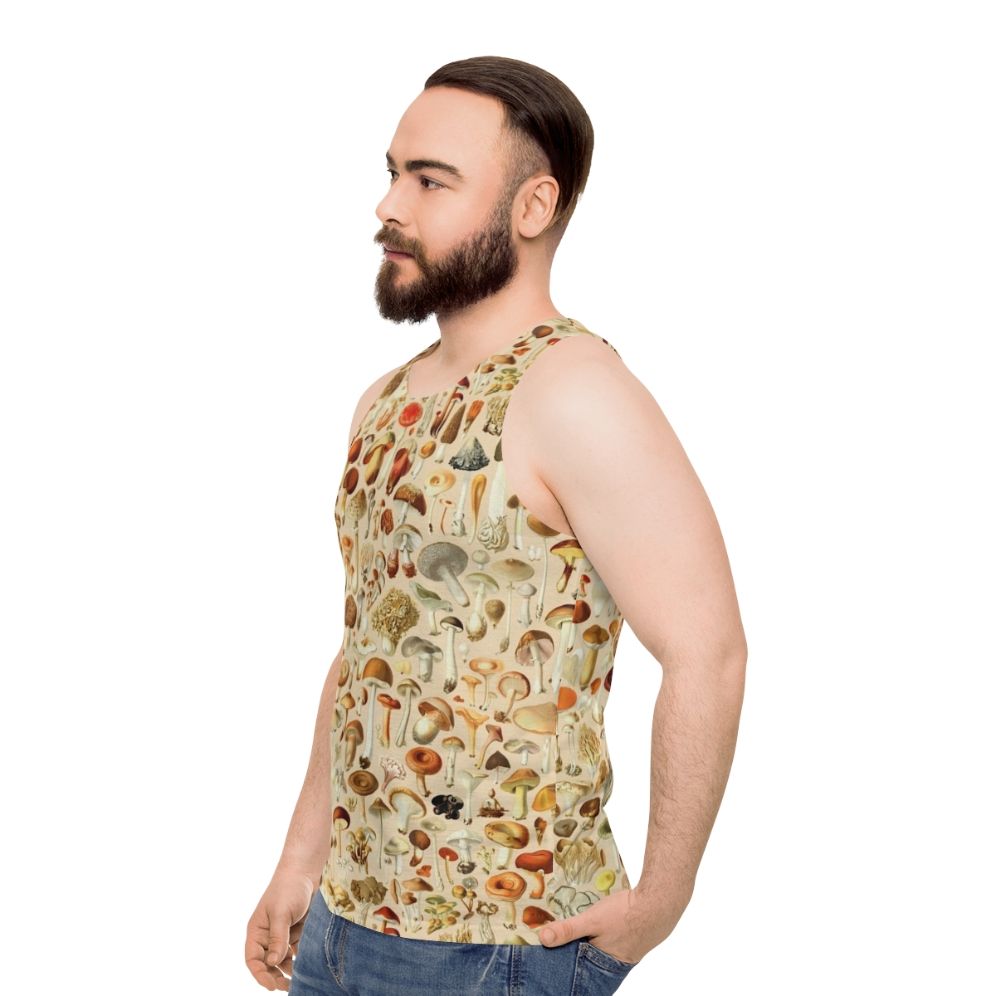 Vintage Mushroom Designs Unisex Tank Top - men side