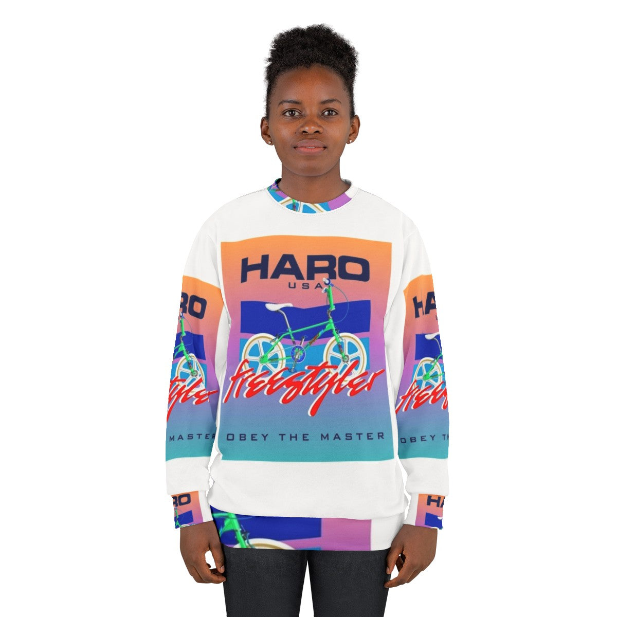 Haro Master Freestyler Retro 80s BMX Sweatshirt - women