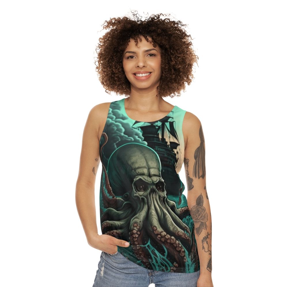 Mythical sea creatures fantasy tank top - women