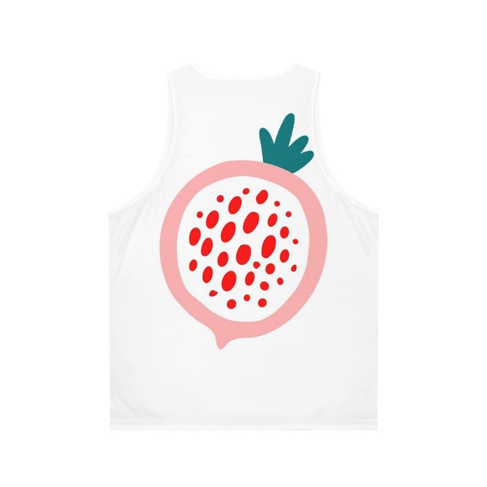 Colorful fruits graphic unisex tank top - Back