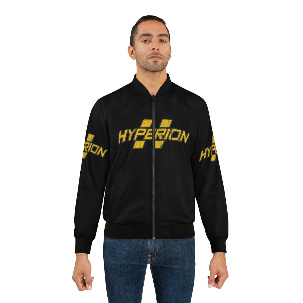 Hyperion Bomber Jacket featuring video game and pop culture design - Lifestyle