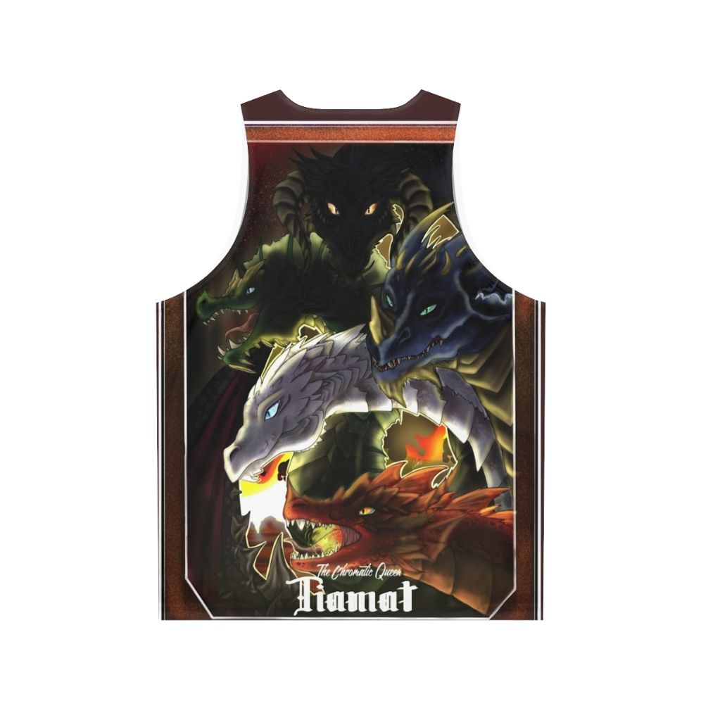 Tiamat the Chromatic Queen Unisex Tank Top - Back