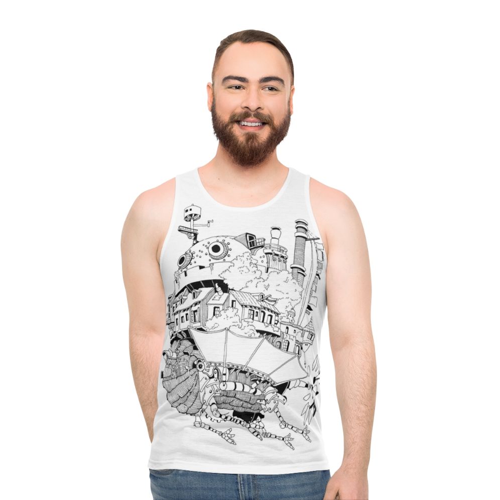 Howl's Moving Castle Anime Unisex Tank Top - men