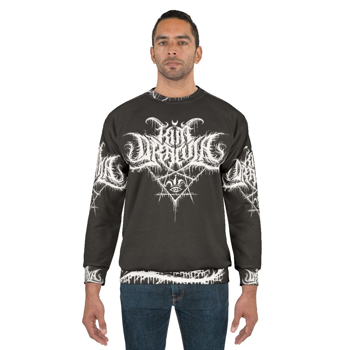 Heavy metal gothic Dracula sweatshirt - men