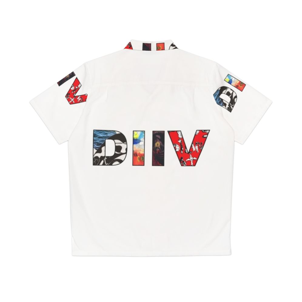 Diiv Hawaiian Shirt with Shoegaze and Dream Pop Inspired Design - Back