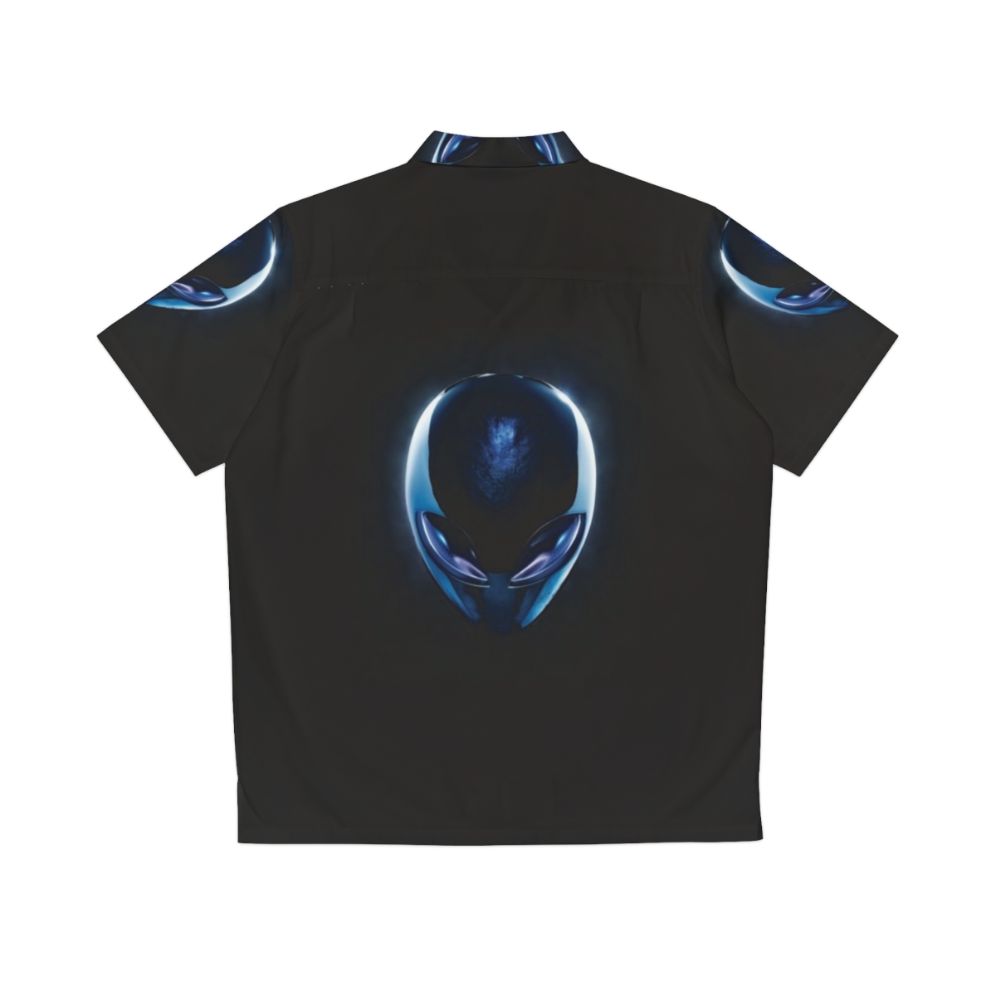 Alienware Hawaiian Shirt with Alien Design - Back