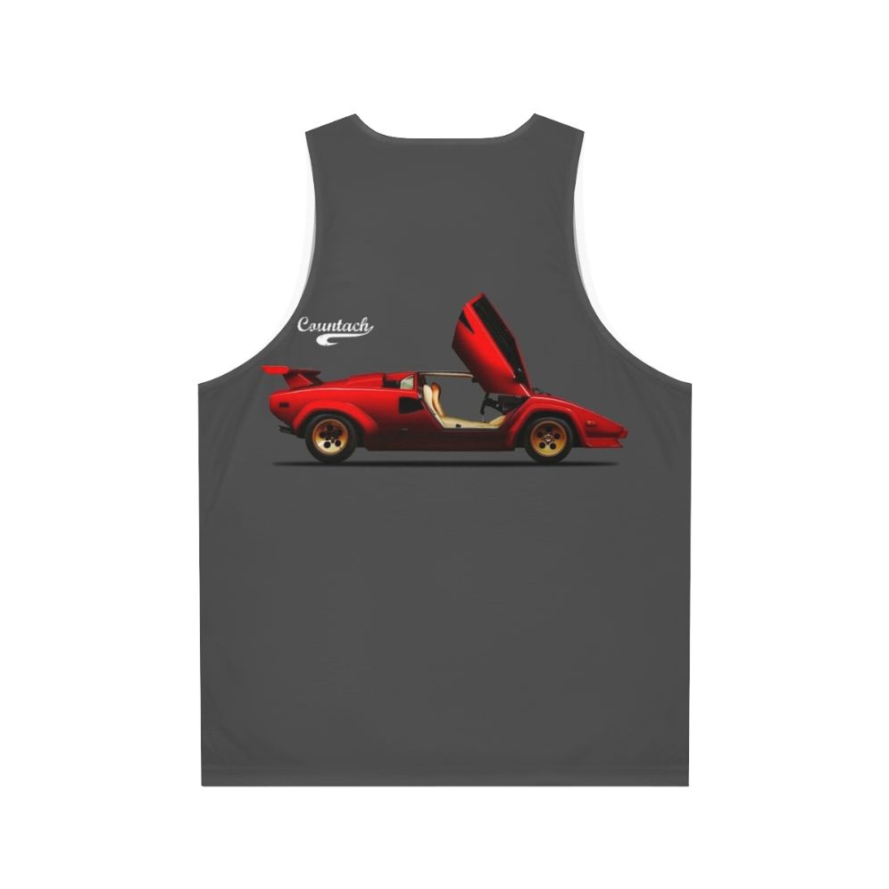 Countach LP500 S Unisex Tank Top - Back