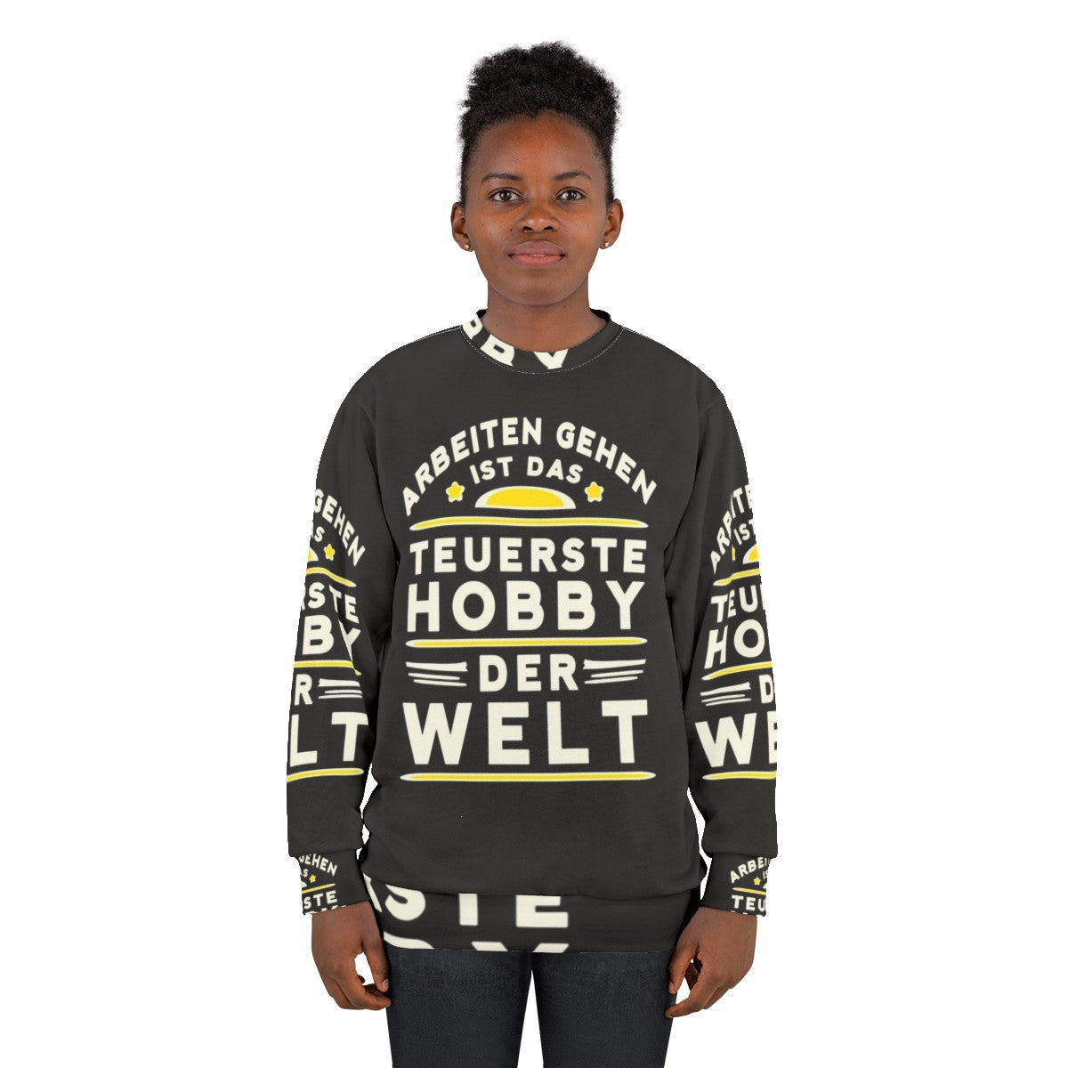 Hobbies Sweatshirt with Conspiracy and Political Humor - women