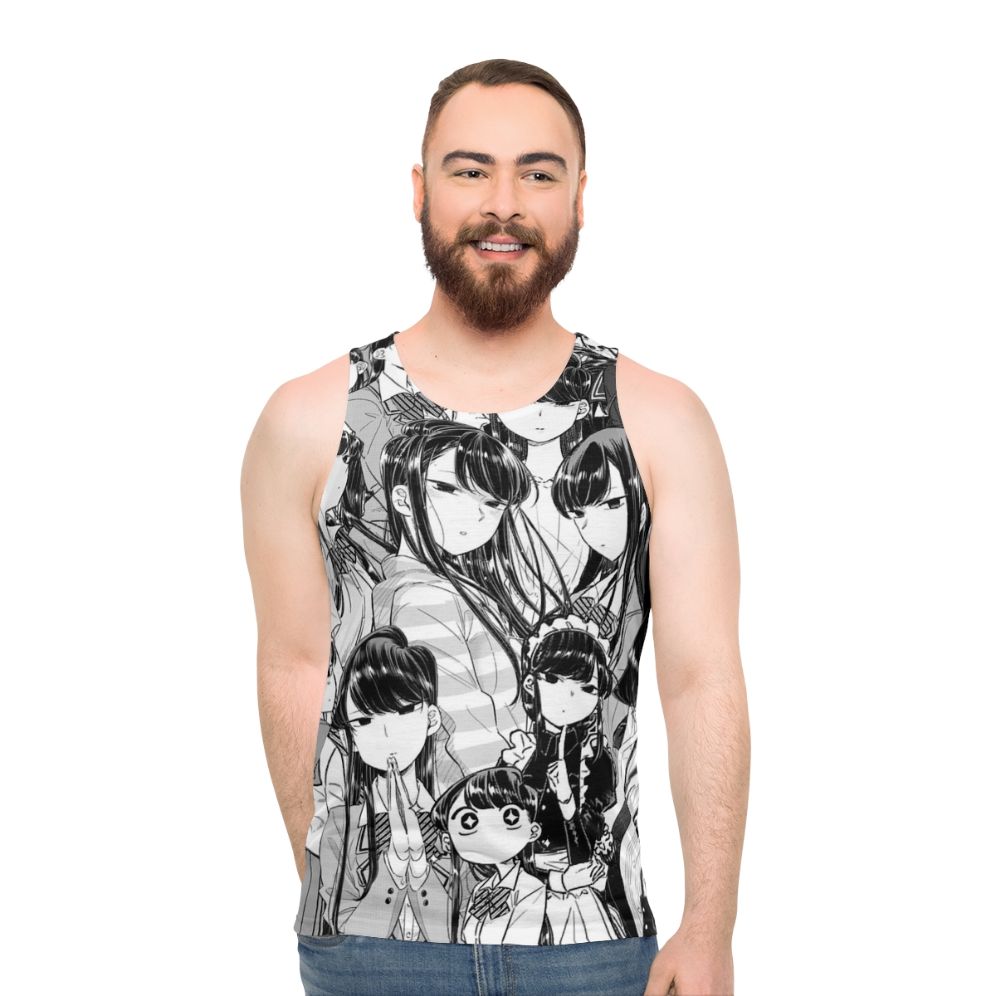 Komi the Silent Goddess Unisex Tank Top - men