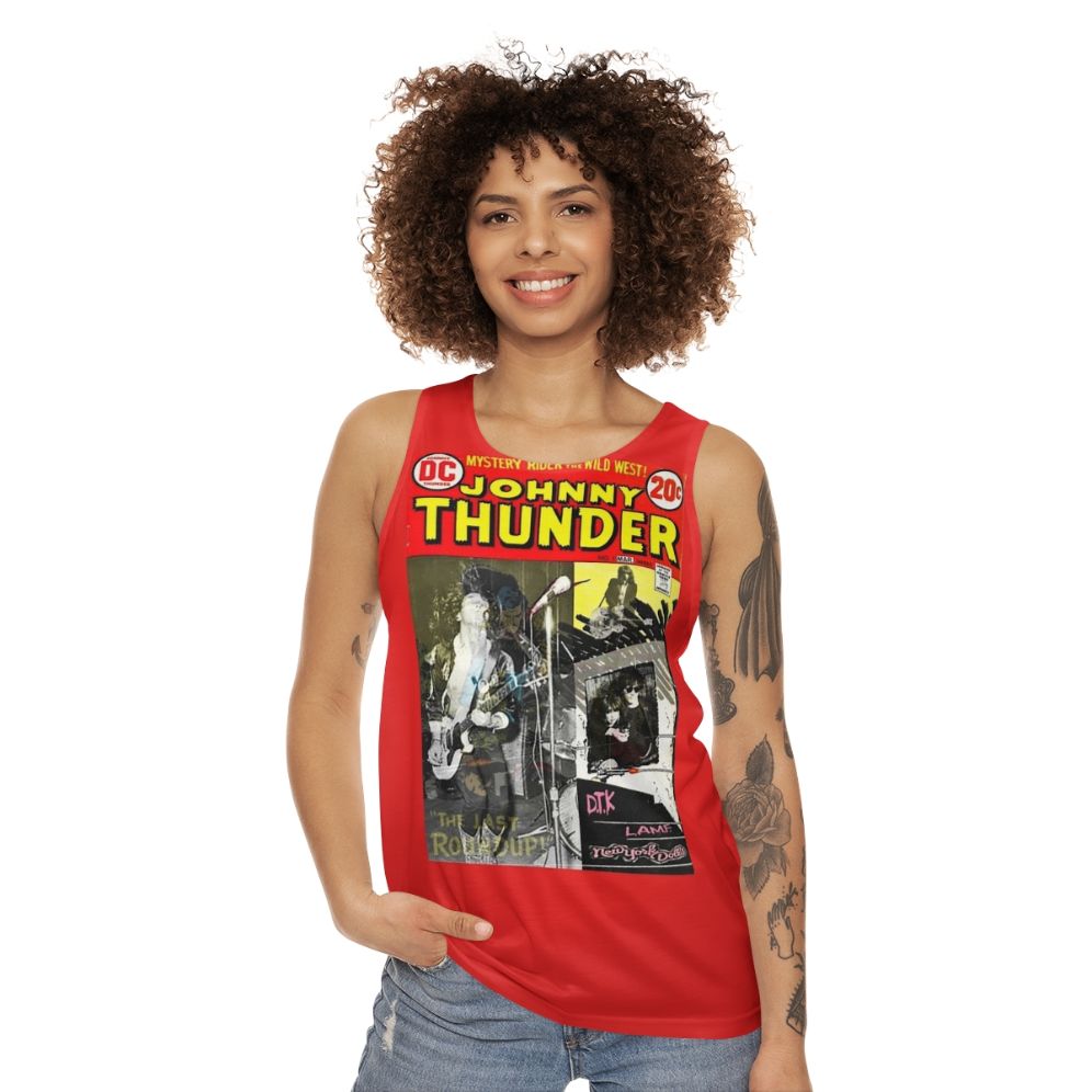 Johnny Thunders Inspired Unisex Tank Top - women