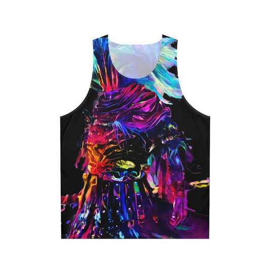 Synthwave dark fantasy gaming unisex tank top