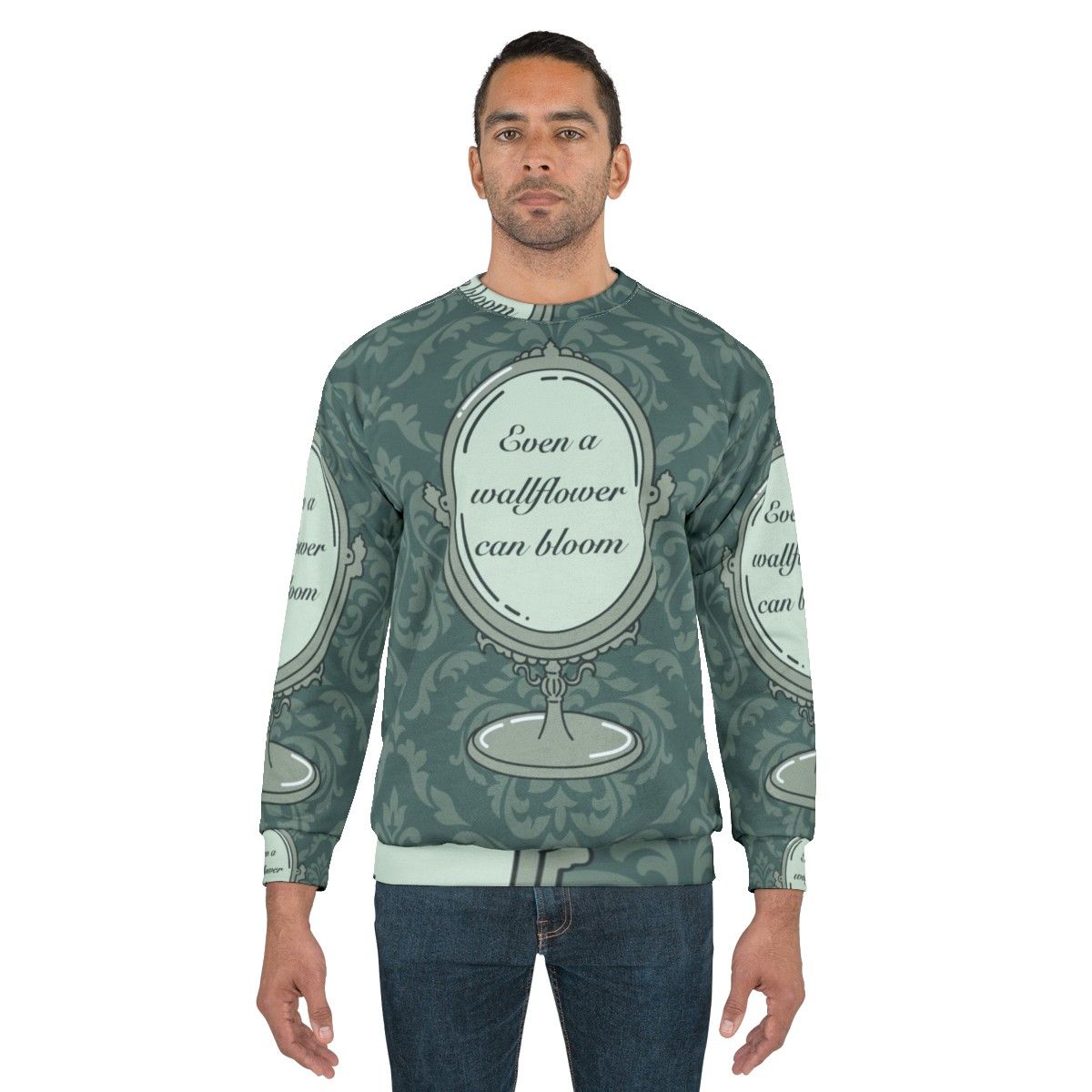 Even a Wallflower Can Bloom Bridgerton Inspired Sweatshirt - men