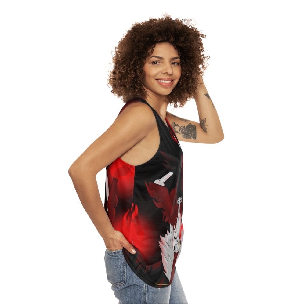 Underfell Undertale Unisex Tank Top Featuring Papyrus and Sans Fanart - women side