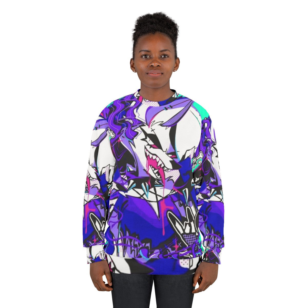 Helluva Boss Loona Anime Graphic Sweatshirt - women