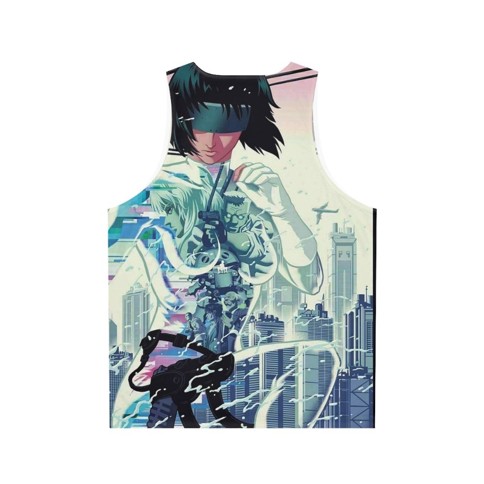 Ghost in the Shell Unisex Tank Top by Masamune Shirow - Back