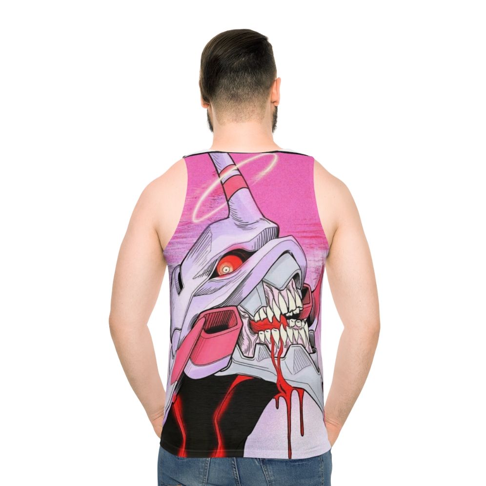 Evangelion Unit 01 Unisex Tank Top - men back