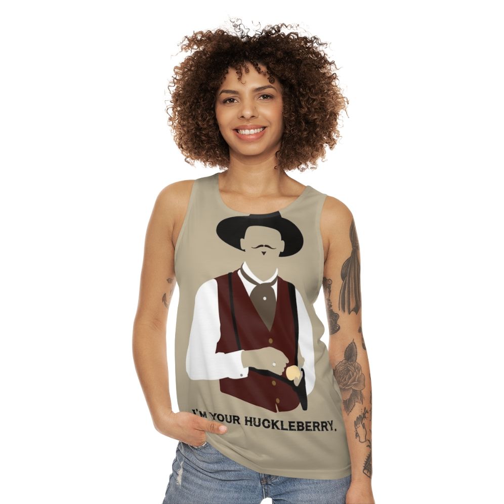 Tombstone "I'm Your Huckleberry" Unisex Tank Top - women