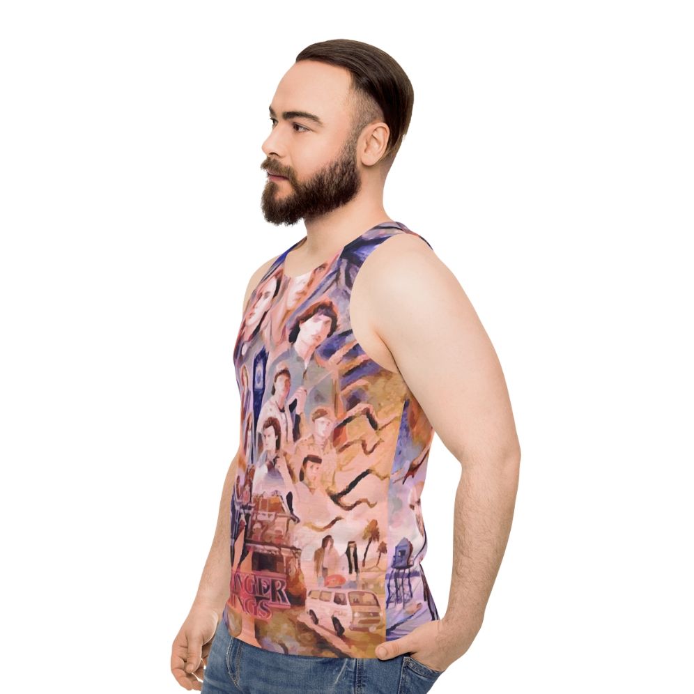 Stranger Things Unisex Tank Top - men side