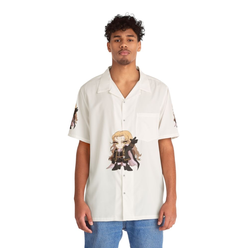 Castlevania Alucard Chibi Hawaiian Shirt - People Front