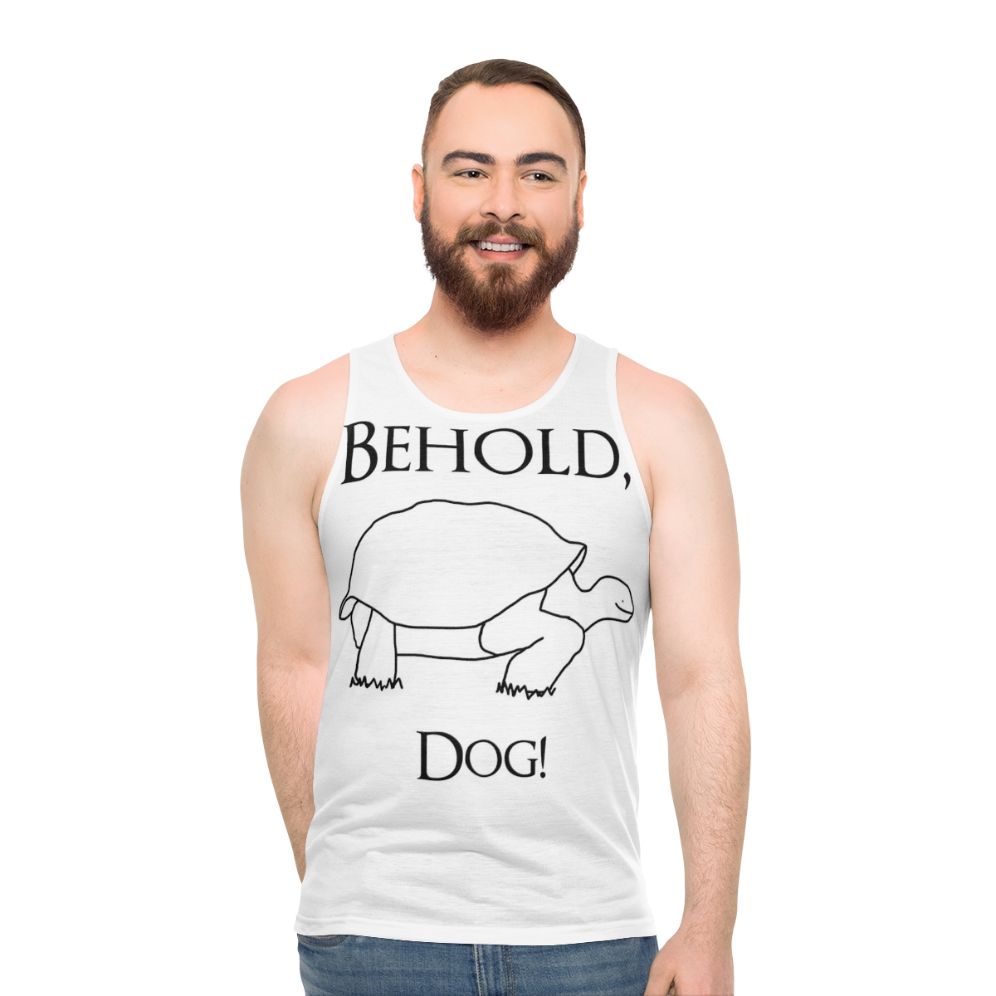 Elden Ring Behold Dog Unisex Tank Top - men