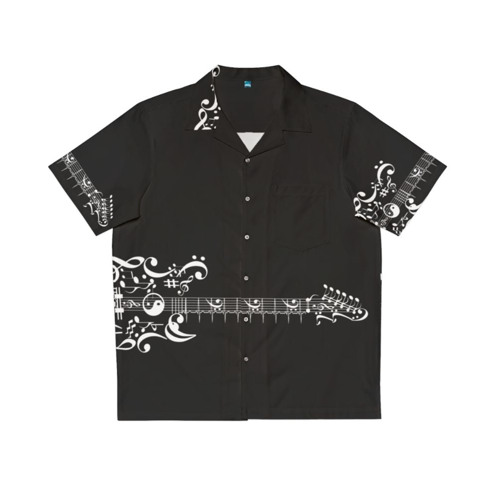 Electric guitar design Hawaiian shirt