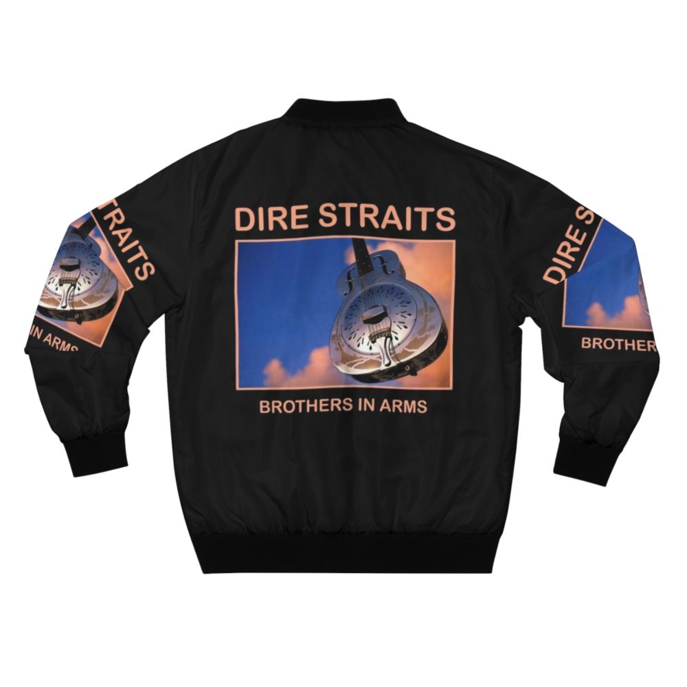 Dire Straits Brothers in Arms guitar-inspired bomber jacket - Back