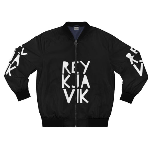 Reykjavik Iceland Bomber Jacket with Icelandic Design