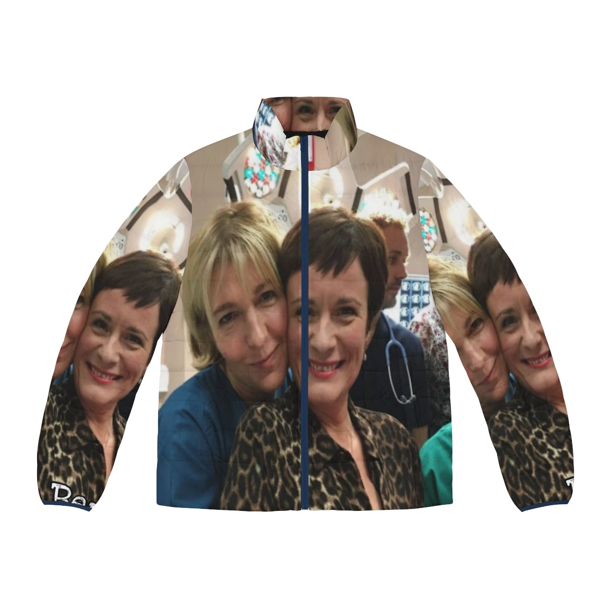 Berena puffer jacket with Holby City branding