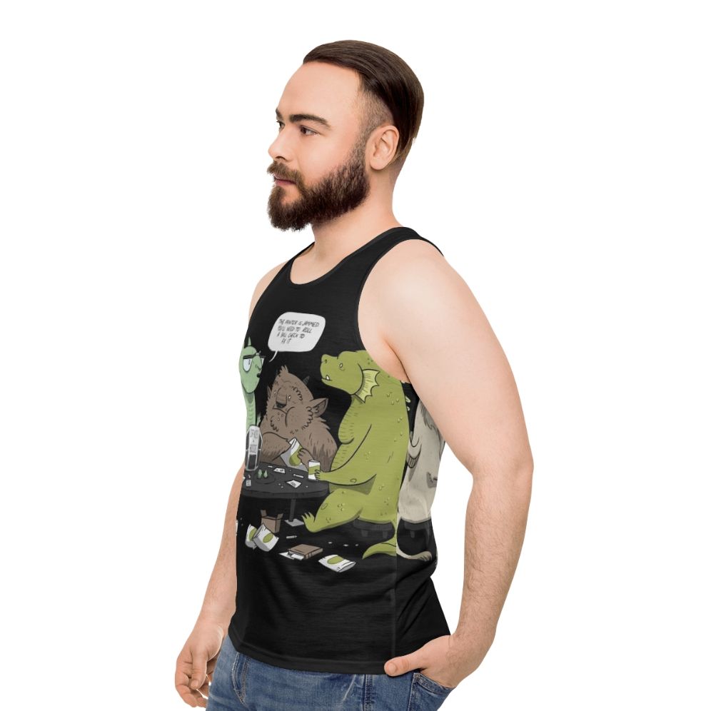 Unisex Monsters Love RPGs Tank Top - men side