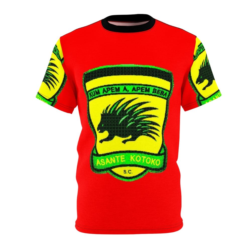 Asante Kotoko inspired sports t-shirt featuring Ghanaian football design elements