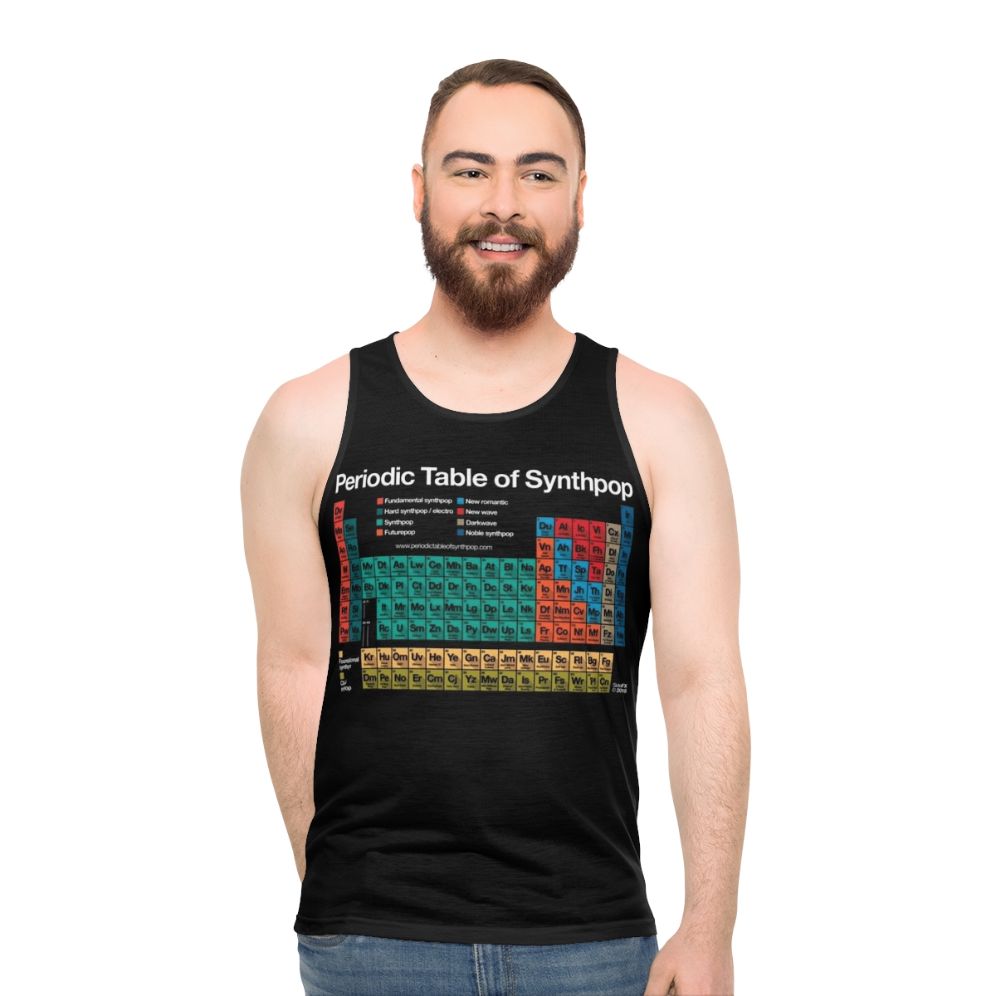 Periodic Table of Synthpop Unisex Tank Top - men