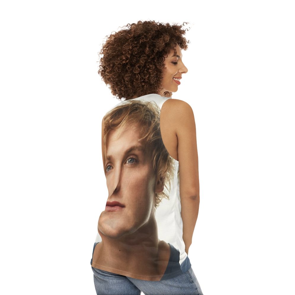 Logan Paul Unisex Celebrity Tank Top - women back