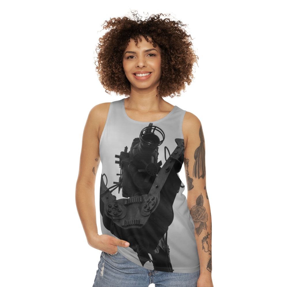 Unisex movie camera film camera tank top - women