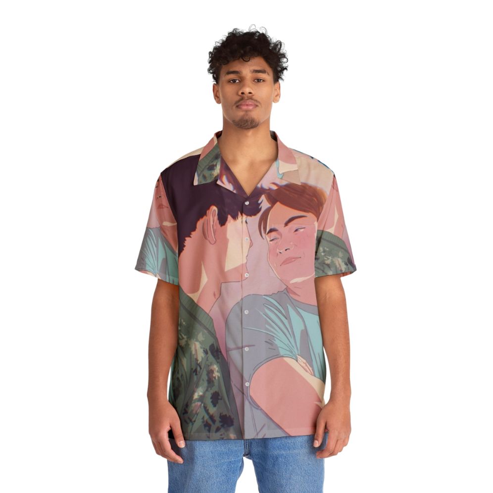 Heartstopper Charlie and Nick Hawaiian Shirt - People Front