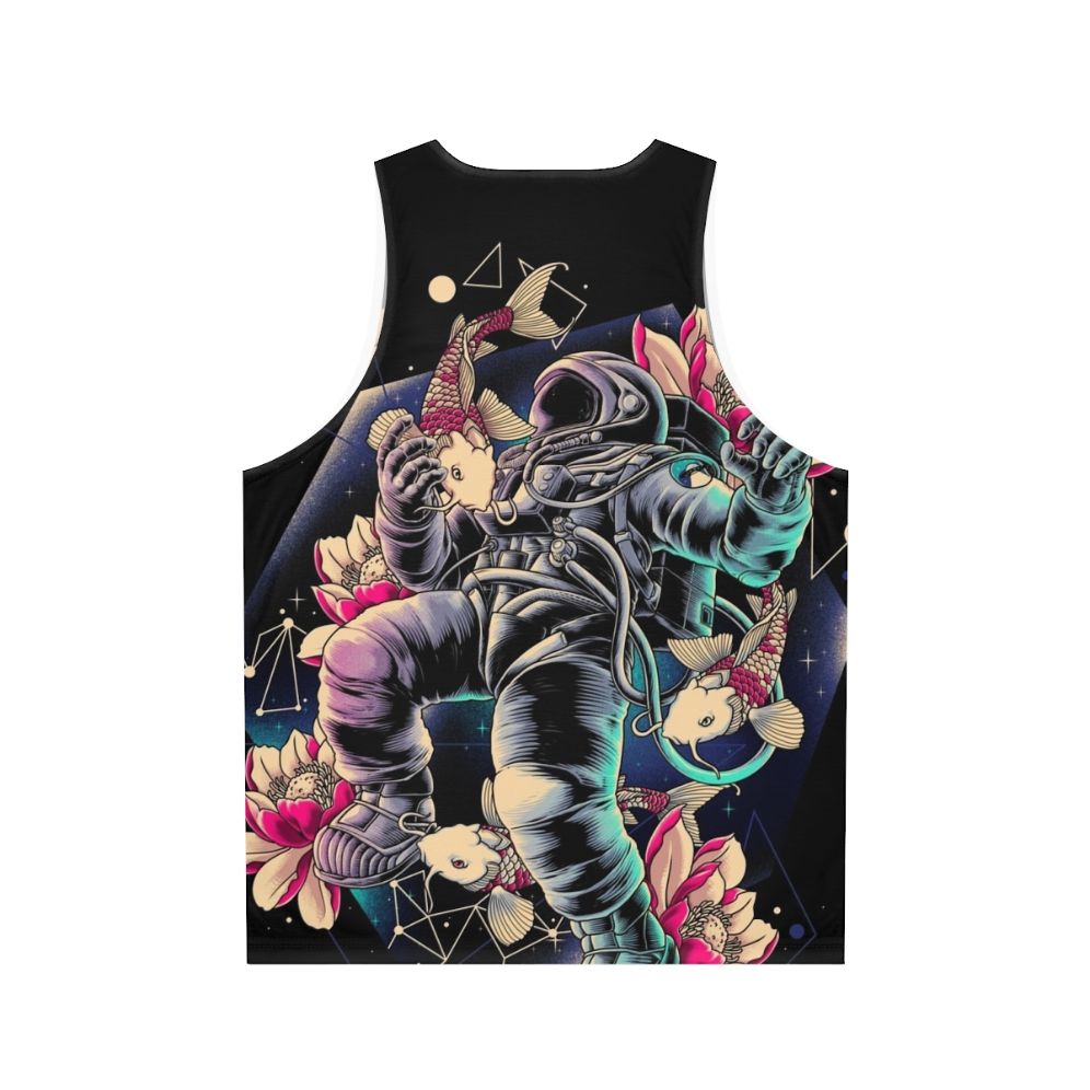 Deep Space Unisex Galaxy Print Tank Top - Back