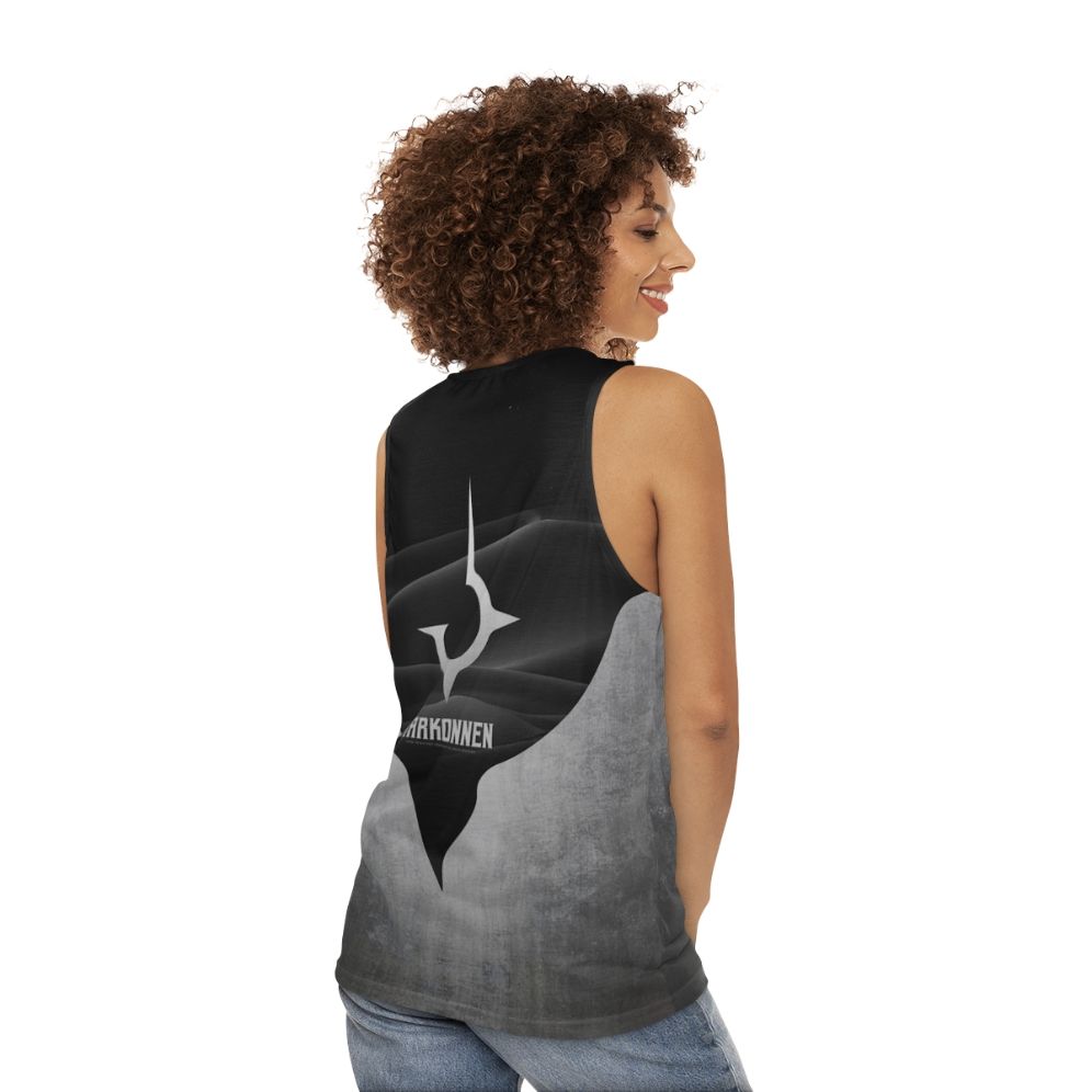 Dune Harkonnen Titanium Unisex Tank Top - women back